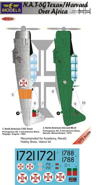 LF Models LFMC72250 1:72 North-American T-6G Texan/Harvard Over Africa