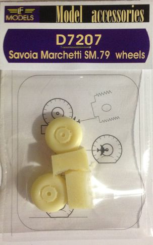 LF Models LFMD7207 1:72 Savoia-Marchetti SM.79 SPARVIERO main wheels
