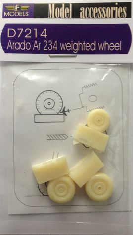 LF Models LFMD7214 1:72 Arado Ar-234B-2 weighted wheels