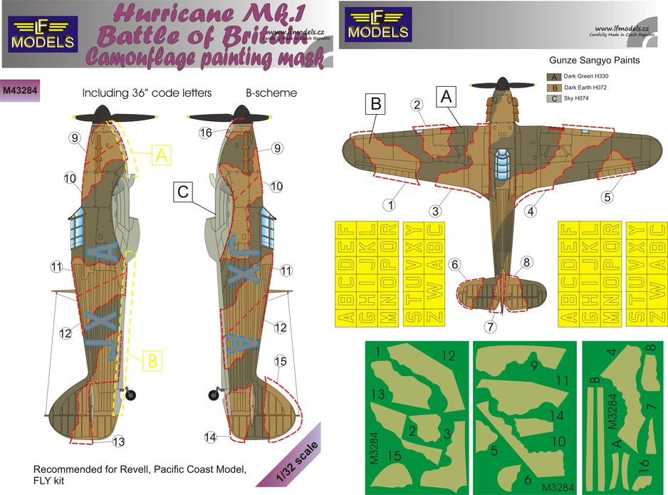 LF Models LFMM3284 1:32 Hawker Hurricane Mk.I Battle of Britain Camo
