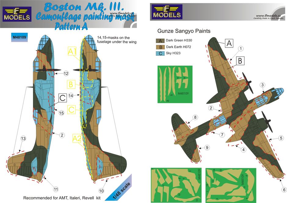 LF Models LFMM48109 1:48 Douglas Boston Mk.III Pattern