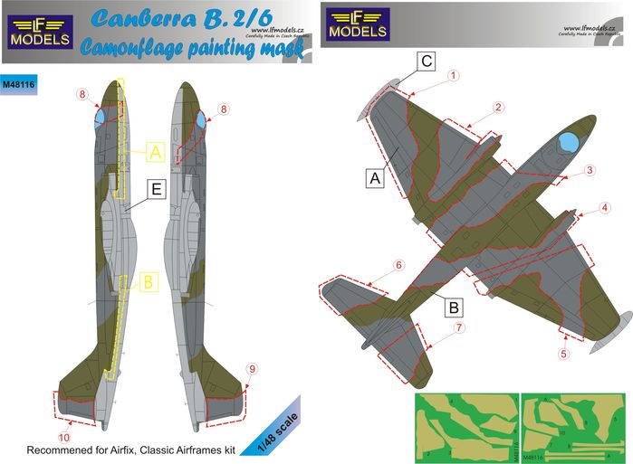 LF Models LFMM48116 1:48 BAC/EE Canberra B