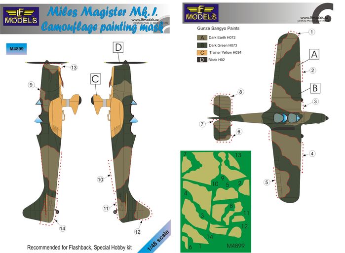 LF Models LFMM4899 1:48 Miles Magister Mk.I