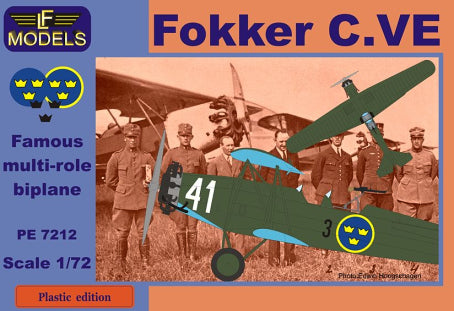 LF Models LFPE7212 1:72 Fokker C.VE Sweden