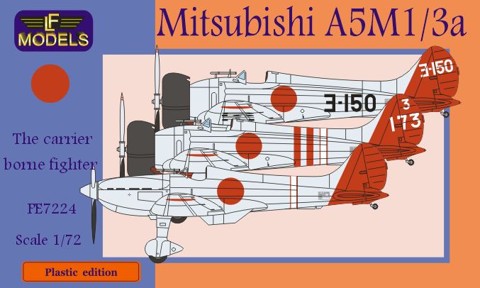 LF Models LFPE7224 1:72 Mitsubishi A5M1/3a 'Claude'