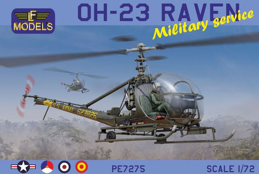 LF Models LFPE7275 Hiller OH-23 Raven Military Service Kit 1:72