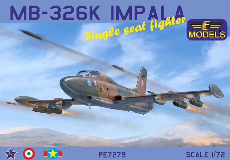 LF Models LFPE7279 Aermacchi MB-326K Impala Fighter Kit 1:72