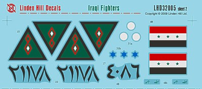 Linden Hill LHD32005 1:32 Iraqi Fighters