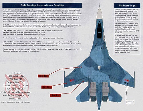 Linden Hill LHD32006 1:32 Sukhoi Su-27/30 Flanker Sparka