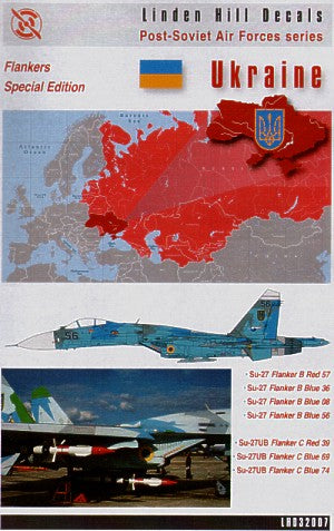 Linden Hill LHD32007 1:32 Sukhoi Su-27 Flankers Post Soviet Ukraine Air Force