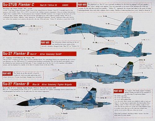 Linden Hill LHD32007 1:32 Sukhoi Su-27 Flankers Post Soviet Ukraine Air Force