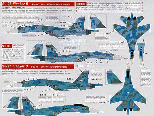 Linden Hill LHD32007 1:32 Sukhoi Su-27 Flankers Post Soviet Ukraine Air Force