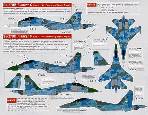 Linden Hill LHD32007 1:32 Sukhoi Su-27 Flankers Post Soviet Ukraine Air Force