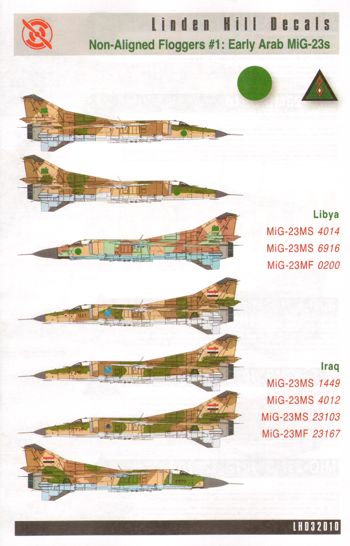 Linden Hill LHD32010 MiG-23MS/MF Non-Aligned Floggers Pt 1 1:32