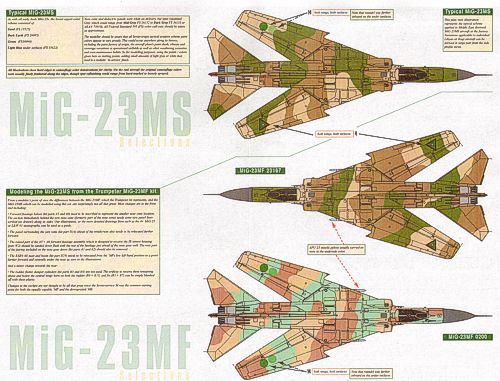 Linden Hill LHD32010 MiG-23MS/MF Non-Aligned Floggers Pt 1 1:32