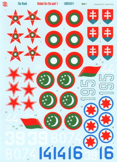 Linden Hill LHD32011 1:32 Sukhoi Su-25 Frogfoot Foreign