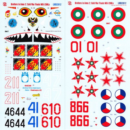 Linden Hill LHD32012 1:32 Brothers in Arms 2: Cold War Finale Mikoyan MiG-23MLs