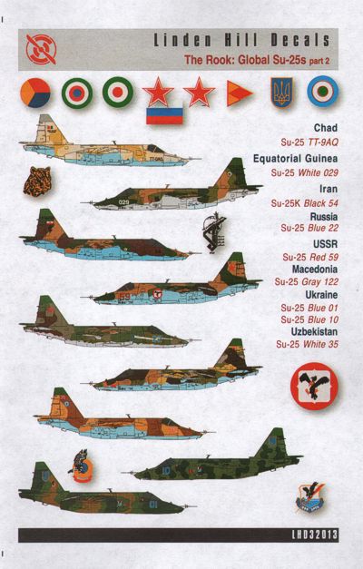 Linden Hill LHD32013 1:32 International Sukhoi Su-25 The Rook Part 2.