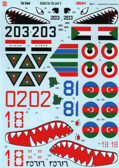 Linden Hill LHD32014 1:32 International Sukhoi Su-25K The Rook Part 3