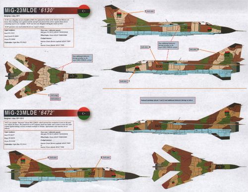 Linden Hill LHD32017 Non-Aligned MiG-23ML/MLDE Floggers Pt 2 1:32