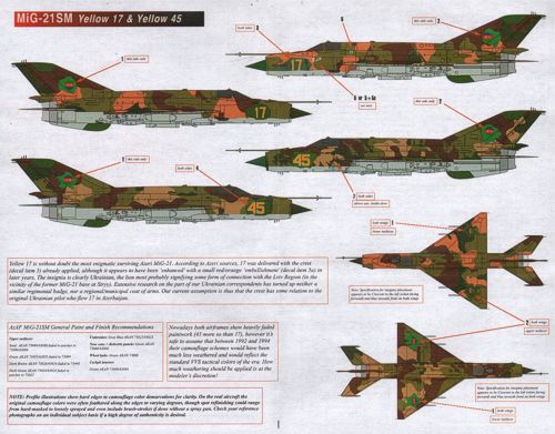 Linden Hill LHD32019 1:32 Mikoyan MiG-21SM combat veterans of Azerbaijan