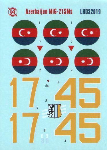 Linden Hill LHD32019 1:32 Mikoyan MiG-21SM combat veterans of Azerbaijan