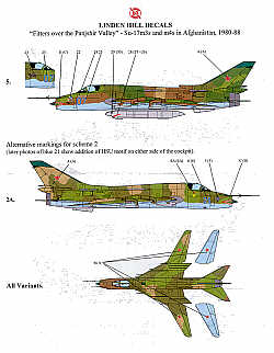 Linden Hill LHD48001 1:48 Sukhoi Su-17M3/Su-22M4 Fitters Panjshir Valley