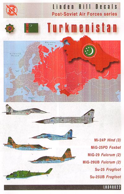 Linden Hill LHD48022 1:48 Post-Soviet Air Forces Turkmenistan