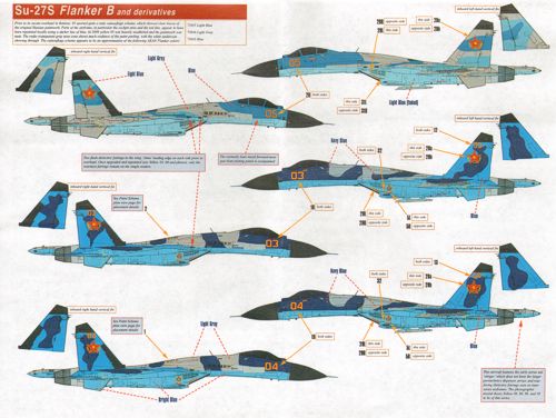 Linden Hill LHD48023 1:48 Sukhoi Su-27 Flankers and Mikoyan MiG-27D Floggers