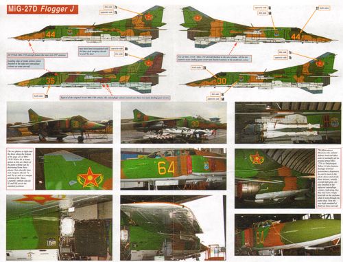 Linden Hill LHD48023 1:48 Sukhoi Su-27 Flankers and Mikoyan MiG-27D Floggers