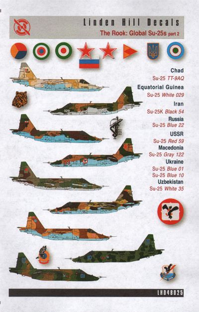 Linden Hill LHD48025 1:48 International Sukhoi Su-25K The Rook Part 2