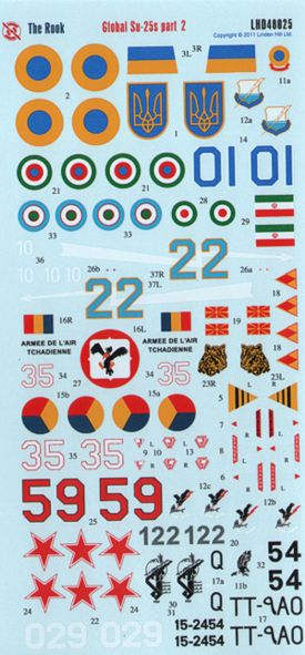 Linden Hill LHD48025 1:48 International Sukhoi Su-25K The Rook Part 2