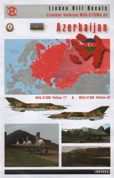 Linden Hill LHD48031 1:48 Mikoyan MiG-21SM combat veterans of Azerbaijan
