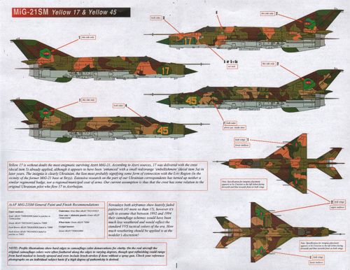 Linden Hill LHD48031 1:48 Mikoyan MiG-21SM combat veterans of Azerbaijan