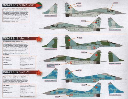 Linden Hill LHD48032 1:48 Mikoyan MiG-29 9-12