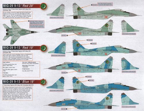 Linden Hill LHD48033 1:48 Mikoyan MiG-29 9-13