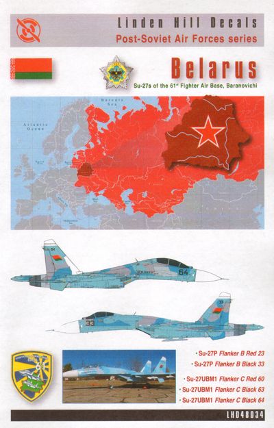 Linden Hill LHD48034 1:48 Belarusian Flankers