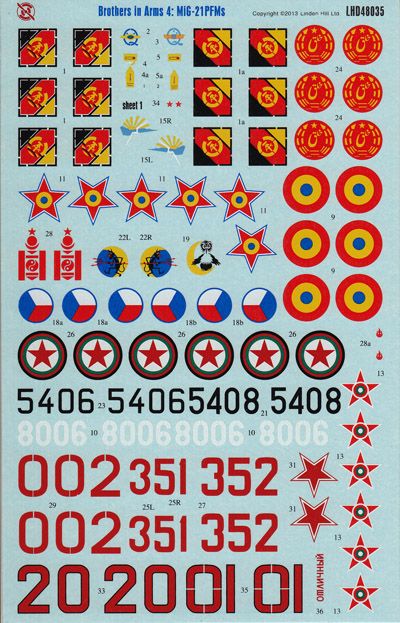 Linden Hill LHD48035 MiG-21PFM Brothers in Arms Pt 4 1:48