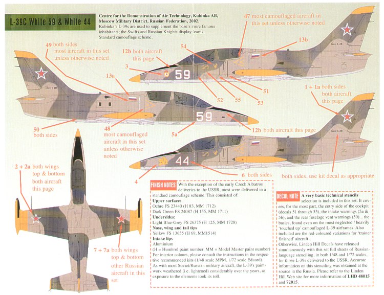 Linden Hill LHD72009 Aero L-39C/ZA New Great Game Albatros 1:72