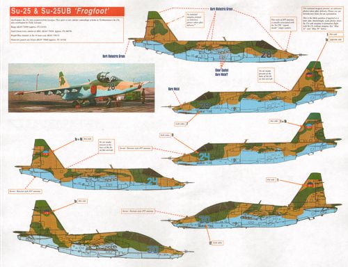 Linden Hill LHD72021 1:72 Post-Soviet Air Force Azerbaijan AF