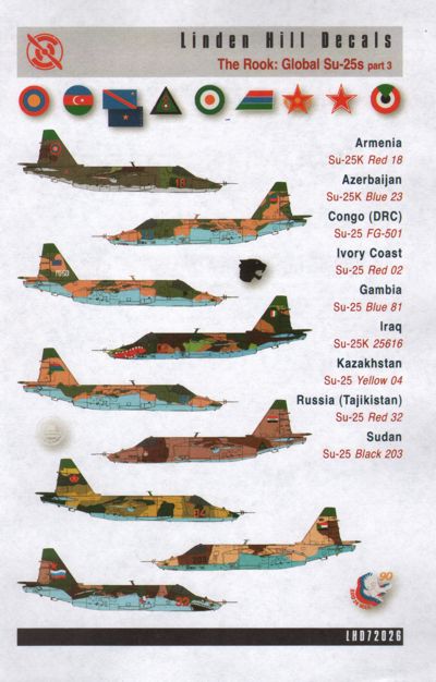 Linden Hill LHD72026 1:72 International Sukhoi Su-25 The Rook Part 3