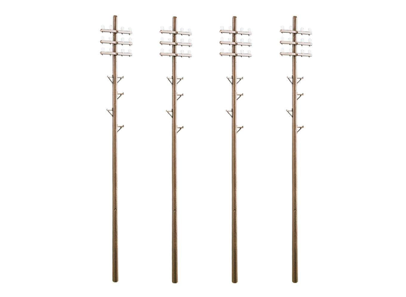 PECO LK-747 Telegraph Poles (6-Pack) O Gauge