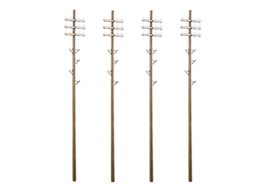 PECO LK-747 Telegraph Poles (6-Pack) O Gauge