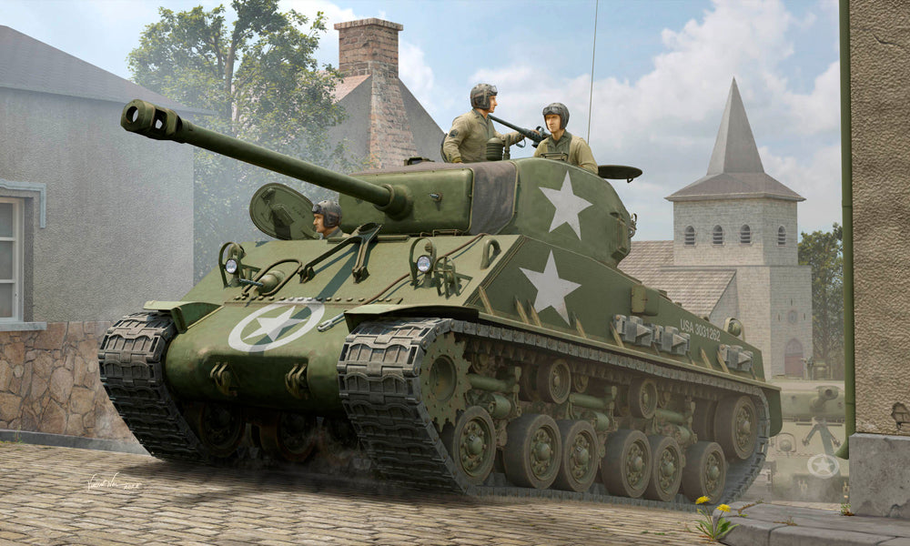 I Love Kit 61615 M4A3E8 Sherman Easy Eight Tank 1:16 Model Kit