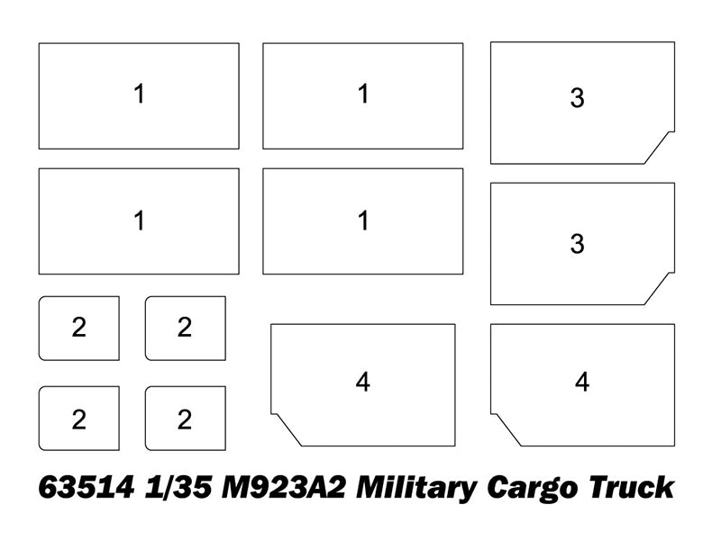 I Love Kit 63514 M923A2 US Military Cargo Truck 5 Ton 6x6 1:35 Model Kit