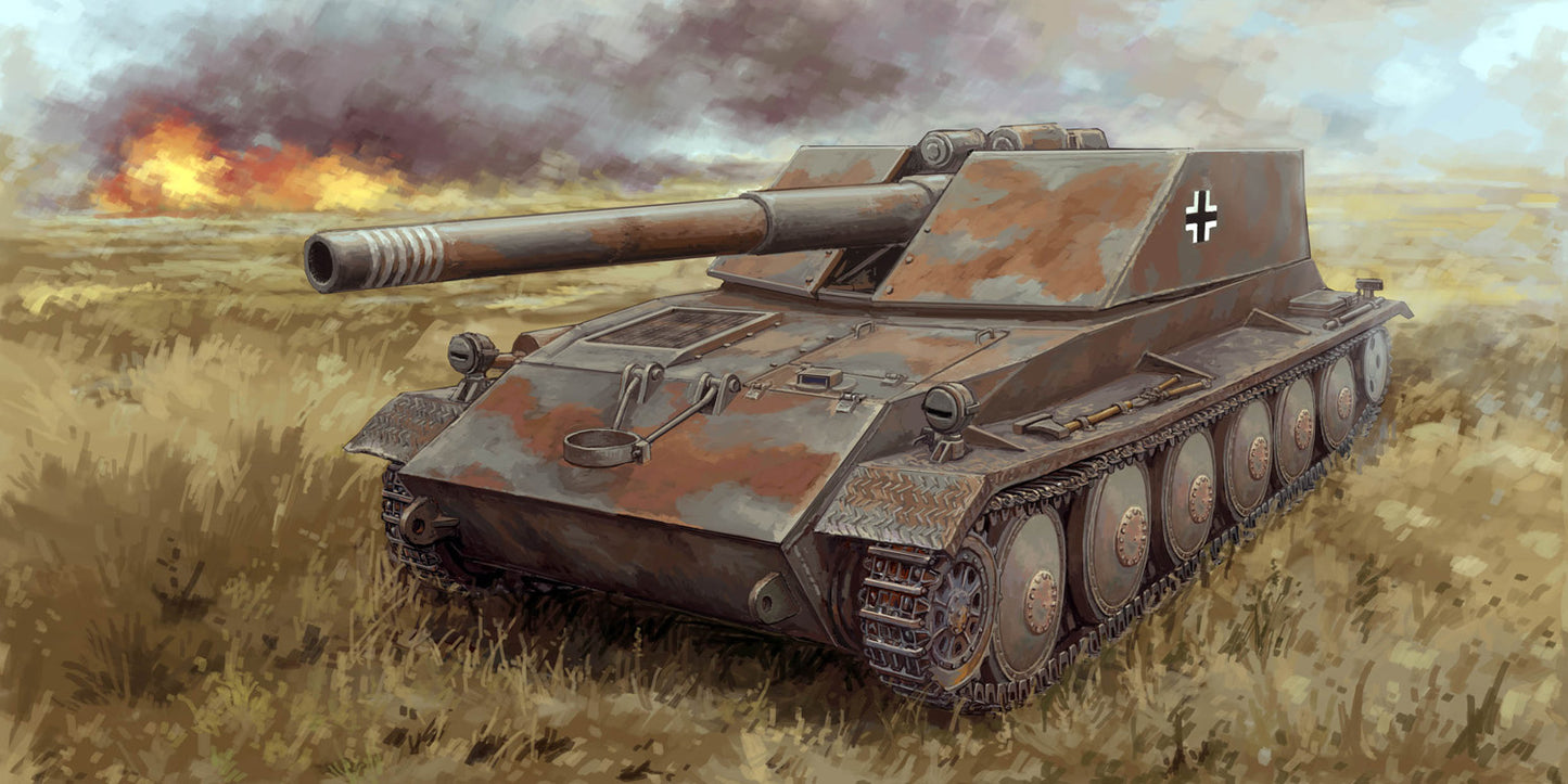 I Love Kit 63523 German Rhm.-Borsig Waffentrager 128mm 1:35 Model Kit