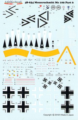 Lifelike LL48034 1:48 Messerschmitt Bf-109E-3 Part 6