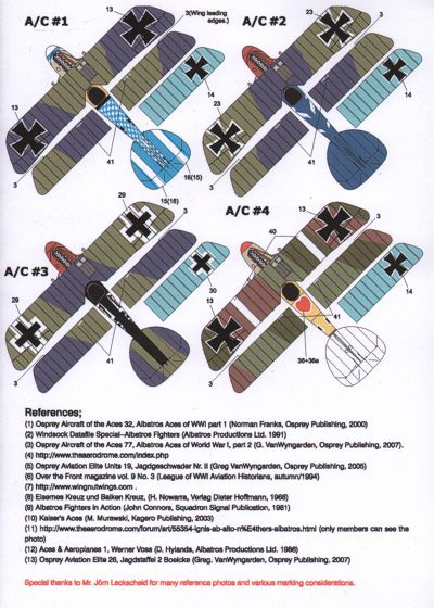 Lifelike LL48040 1:48 Albatross D.III/D.V Part 2