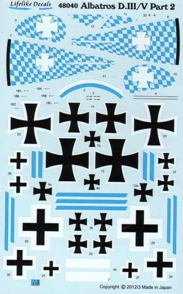 Lifelike LL48040 1:48 Albatross D.III/D.V Part 2