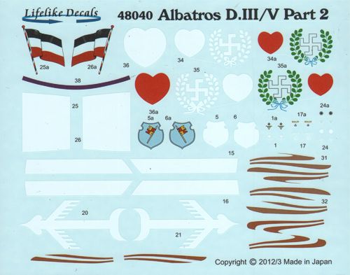 Lifelike LL48040 1:48 Albatross D.III/D.V Part 2